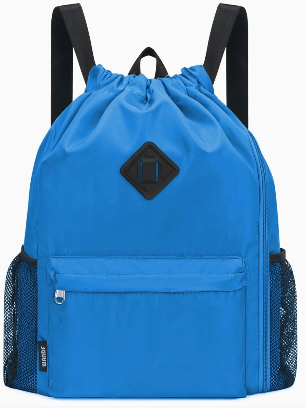 Drawstring Backpack Sports Gym Bag with Shoes Compartment